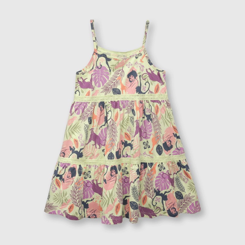Vestido de niña libro de la selva lima (2 a 12 años)