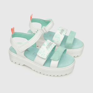 Sandalia de niña disney doble ajuste blanco invierno (28 a 38)