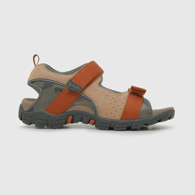 Sandalia de niño outdoor doble ajuste beige (28 a 38)