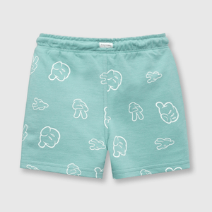 Bermuda de bebé niño mickey light green (3 a 36 meses)