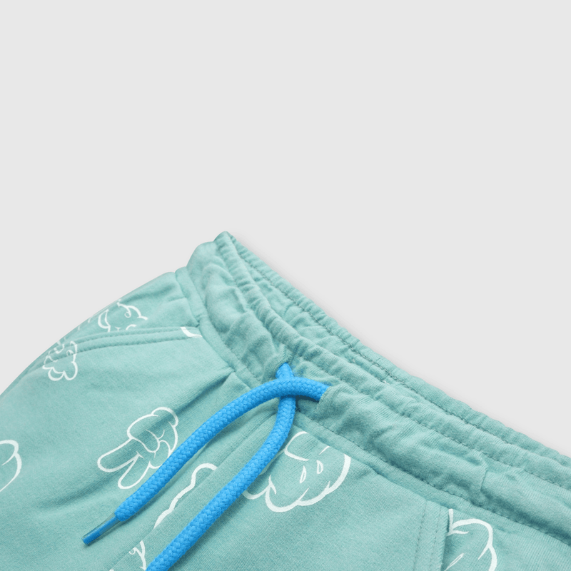 Bermuda de bebé niño mickey light green (3 a 36 meses)