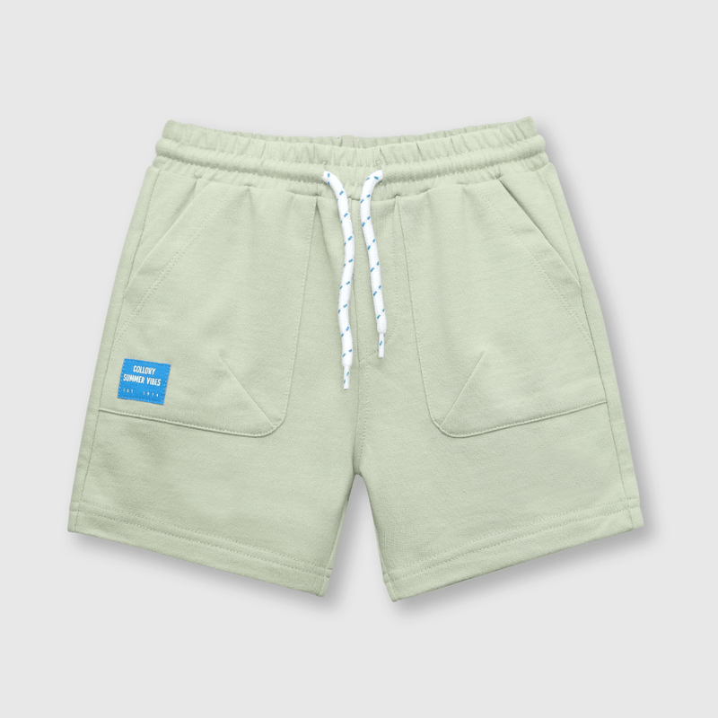 Bermuda de bebé niño liviano menta (3 a 36 meses)