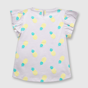 Polera de bebé niña piñas lila (3 a 36 meses)