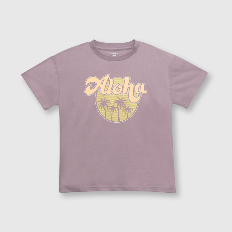 Polera de niño aloha uva / grape (2 a 12 años)