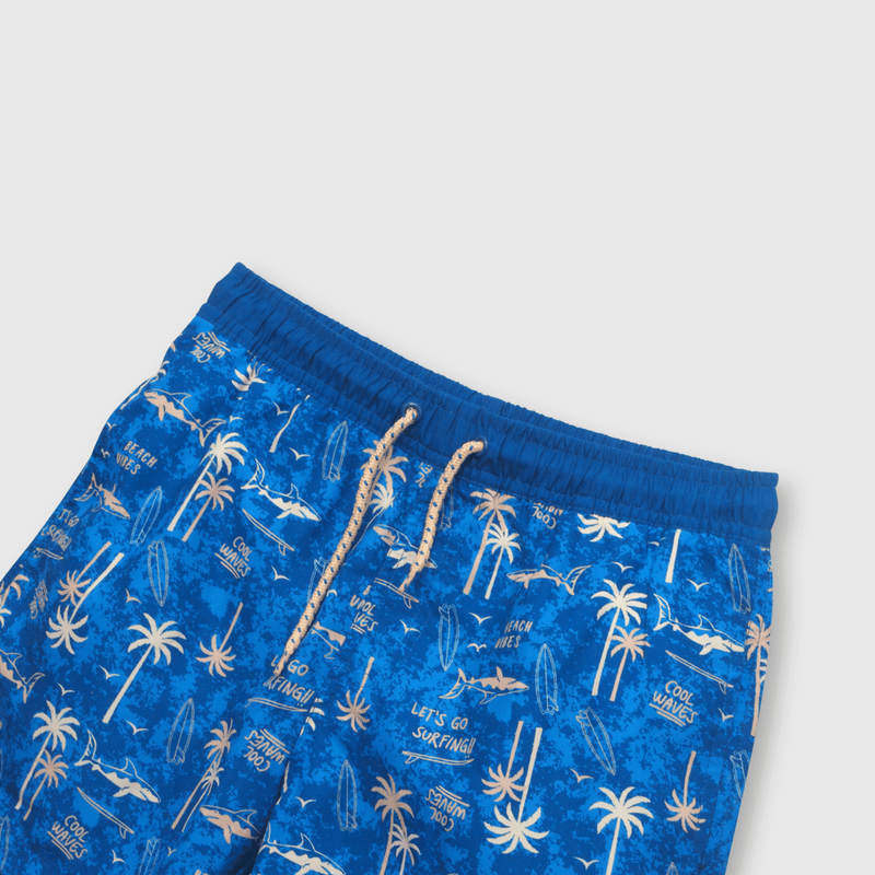 Traje de baño de niño playa azul / blue (2 a 12 años)