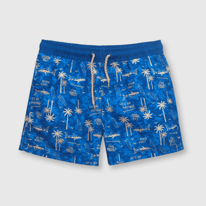 Traje de baño de niño playa azul / blue (2 a 12 años)
