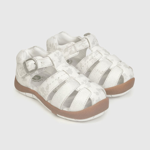 Sandalia de bebé niña off white (18 a 21)
