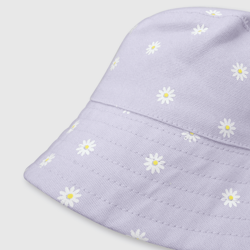 Sombrero de bebé niña de gabardina lavanda (0 a 9 meses)