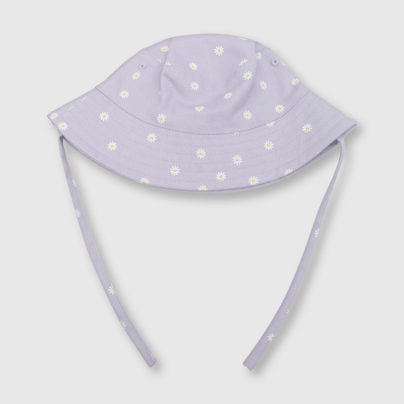 Sombrero de bebé niña de gabardina lavanda (0 a 9 meses)