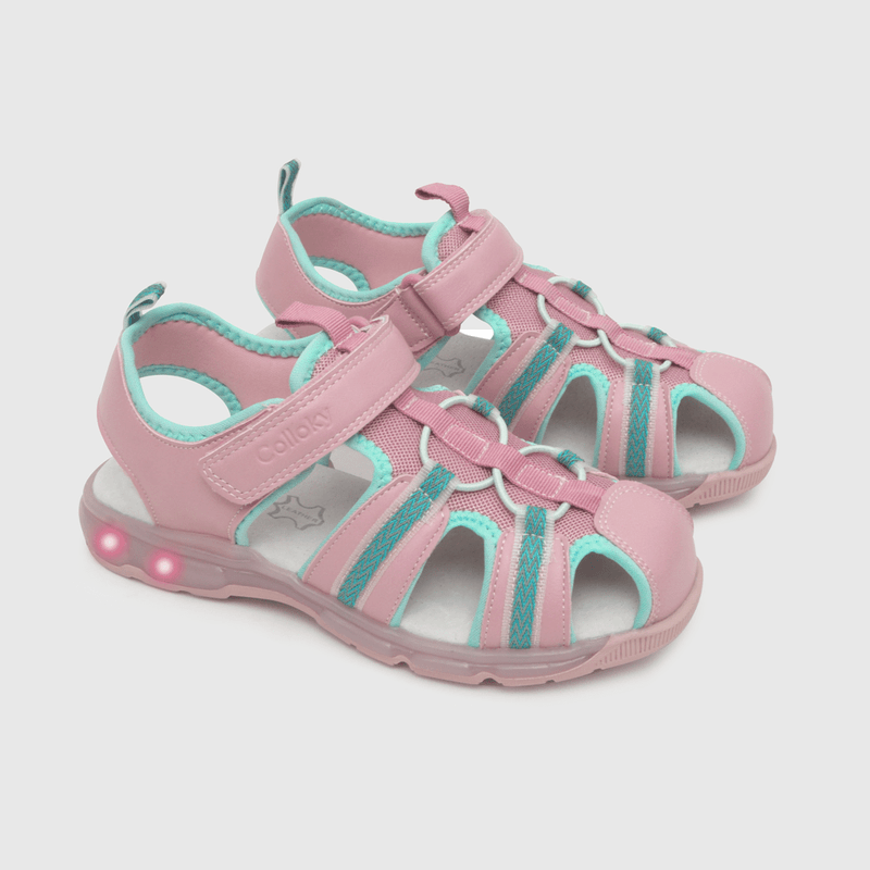 Sandalia de niña luces mora / purple (28 a 38)