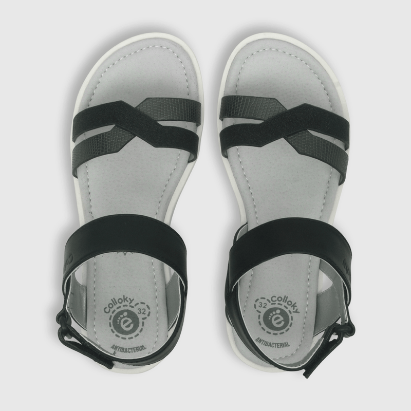 Sandalia de niña negro / black (28 a 38)