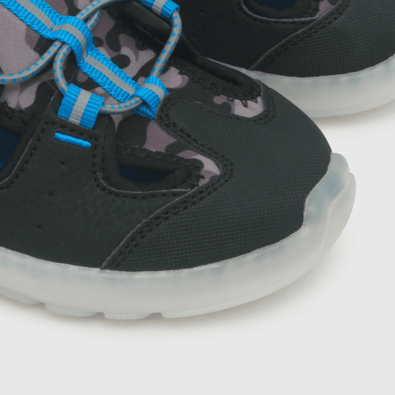 Sandalia de niño luces negro / black (28 a 38)
