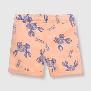 Bermuda de bebé niño jaibas salmon (3 a 36 meses)