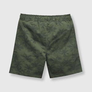 Bermuda de niño liviana verde militar (2 a 12 años)