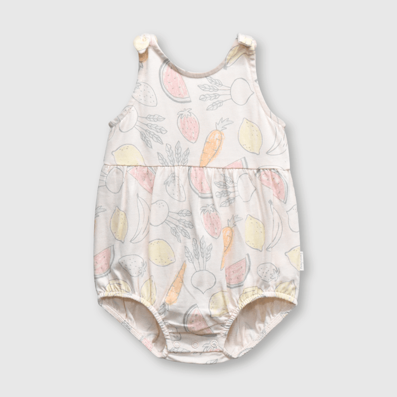 Osito de bebe niña frutas soft pink (0 a 9 meses)