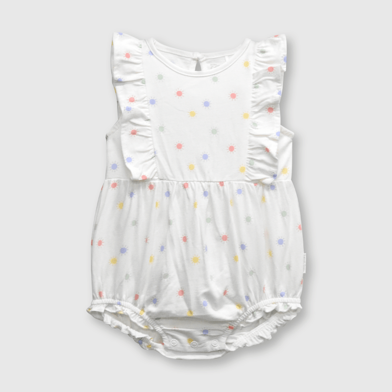 Osito de bebé niña sol off white (0 a 9 meses)