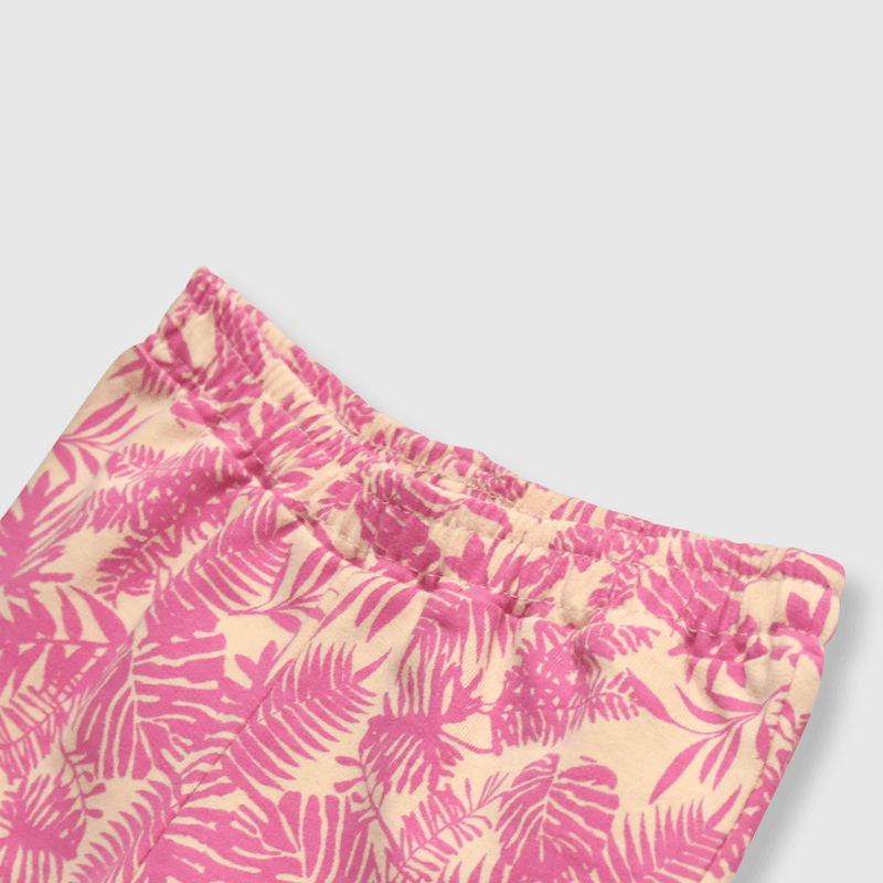Short de bebé niña tropical damasco (3 a 36 meses)
