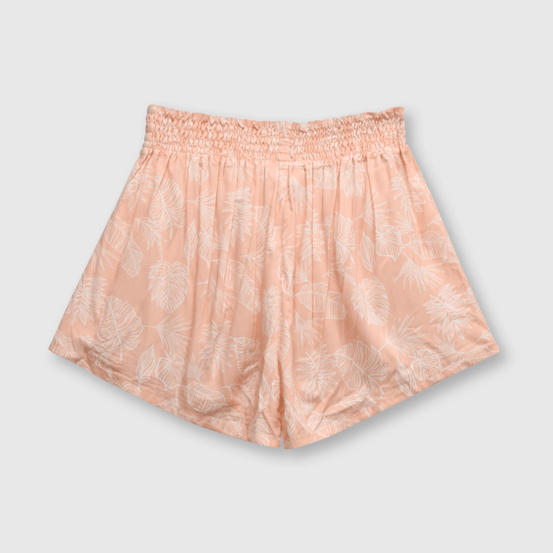Short de niña relajado salmon (2 a 12 años)