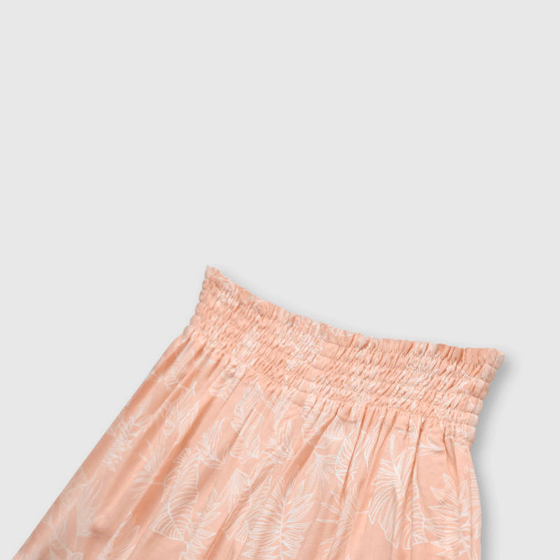 Short de niña relajado salmon (2 a 12 años)