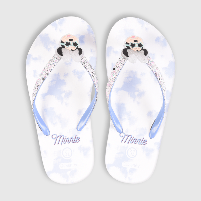 Hawaiana de niña disney con brillo light blue (28 a 38)