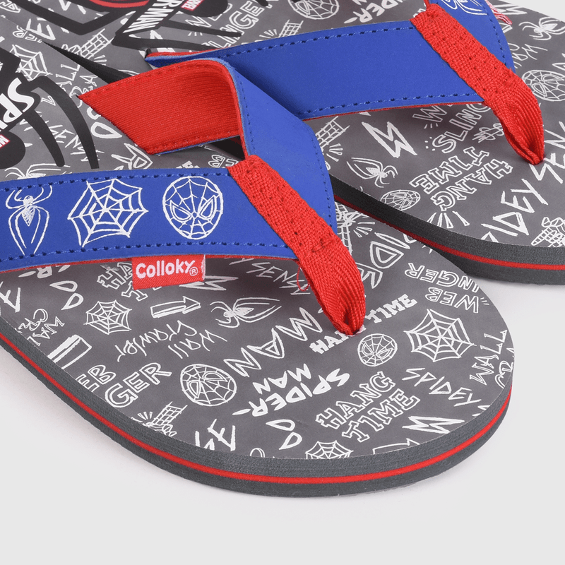 Hawaiana de niño disney estampada spiderman azul / blue (28 a 38)