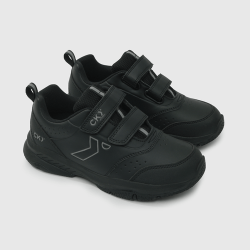 Zapatilla Deportiva escolar Negro Unisex (34 a 41)