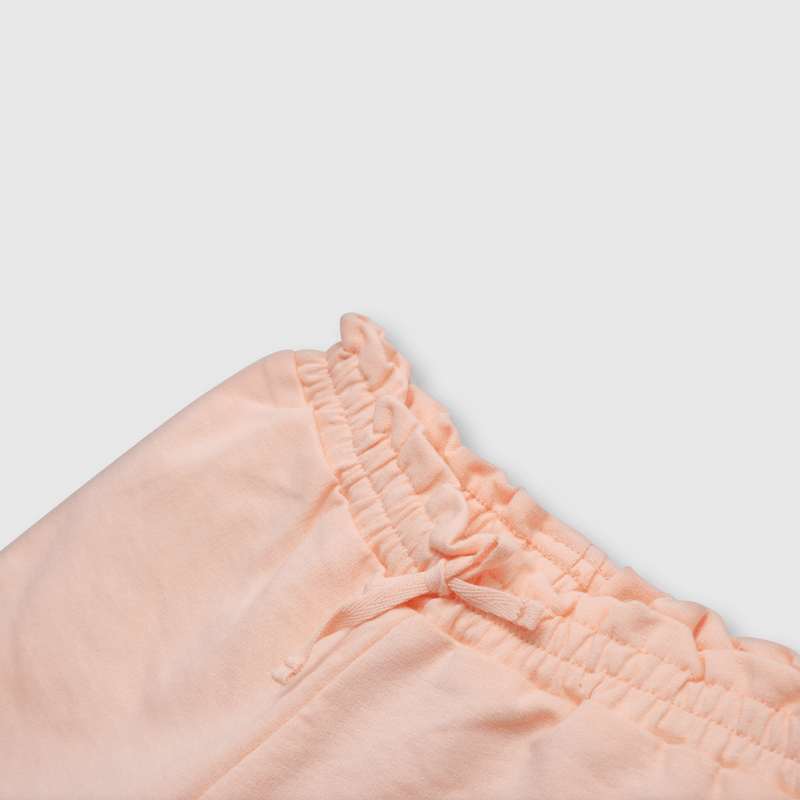 Short de bebe niña cintura recogida damasco (3 a 36 meses)
