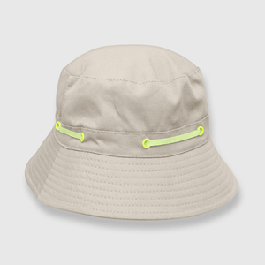 Sombrero de niño de gabardina arena (2 a 12 años)