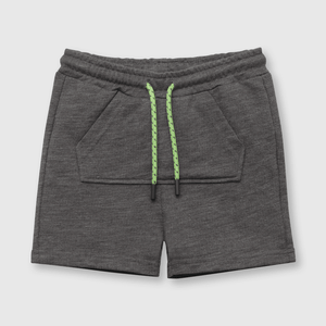 Bermuda de bebe niño con bolsillo grafito (3 a 36 meses)