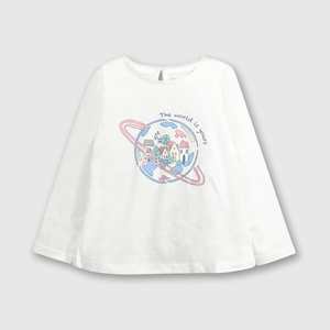 Polera Blanco de Niña