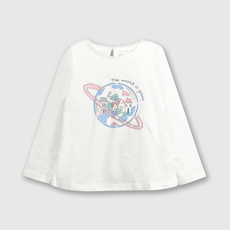 Polera Blanco de Niña