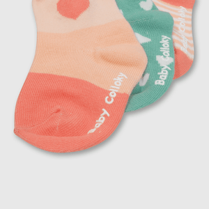 Pack de 6 Calcetines Deportivos Verde de Niña