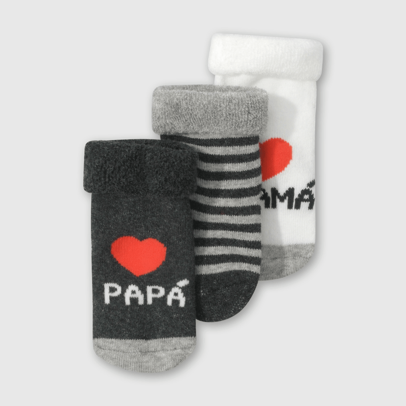 Calcetin Deportivo Gris Unisex