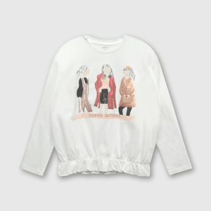 Polera Blanca de Niña