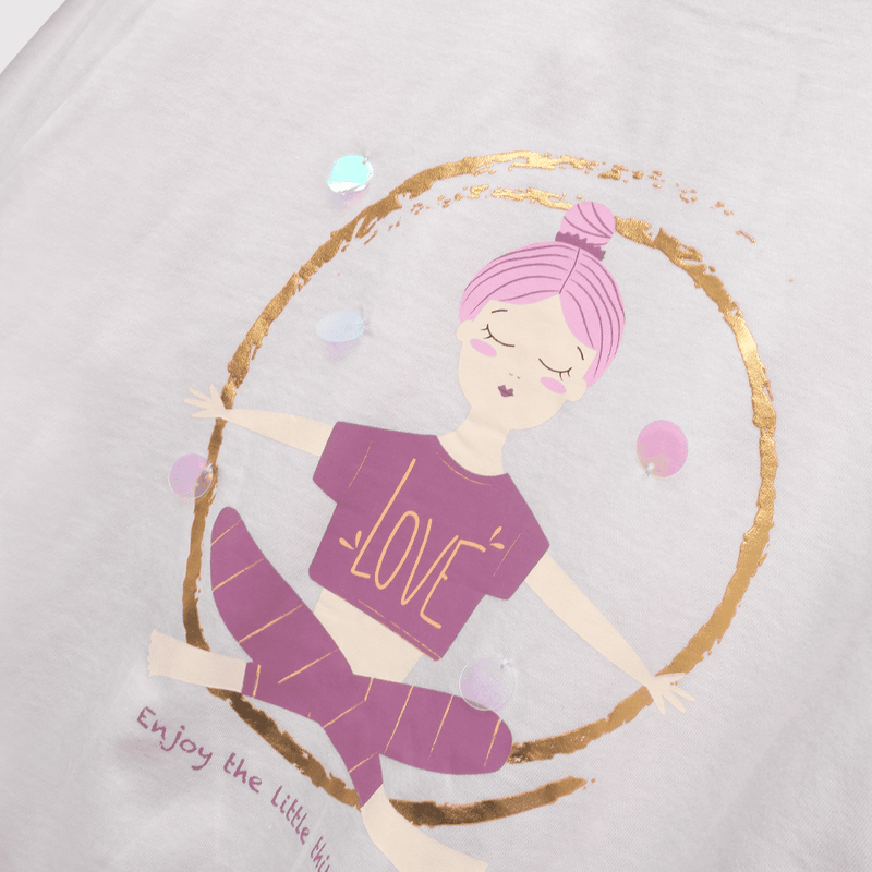 Polera Morada de Niña