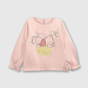 Polera Disney Rosada de Niña