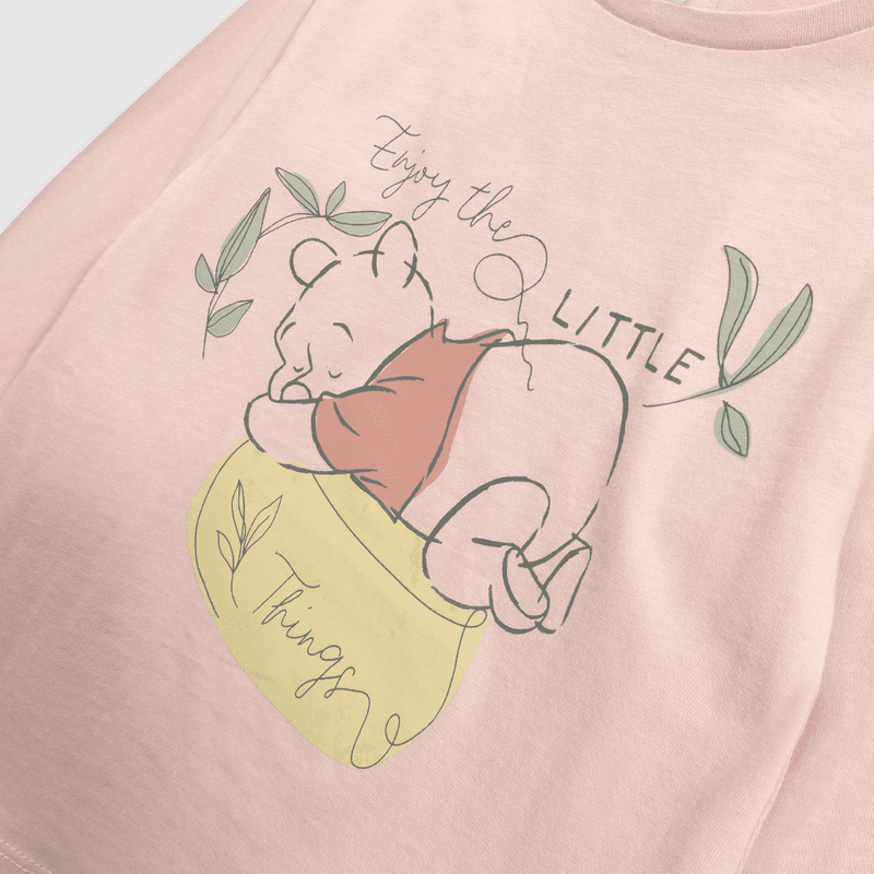 Polera Disney Rosada de Niña