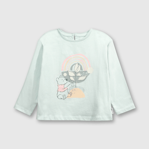 Polera Disney Verde de Niña