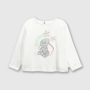 Polera Disney Blanca de Niña