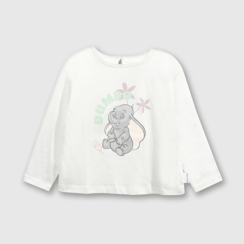 Polera Disney Blanca de Niña