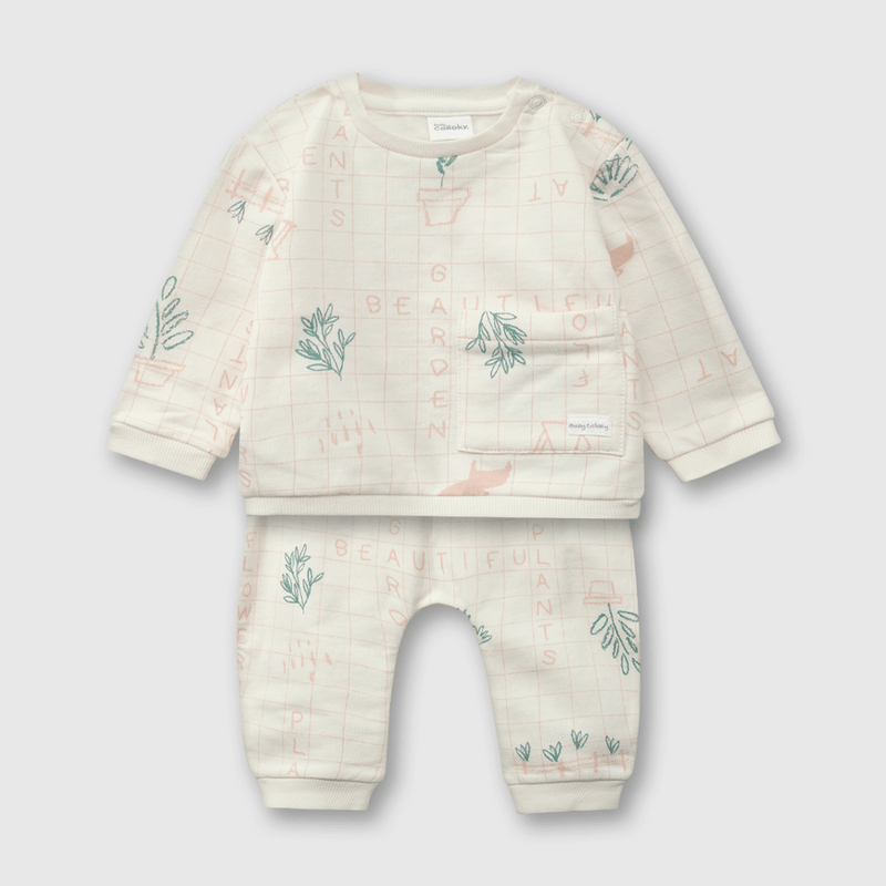 Set Polerón/Pantalón Beige de Niña