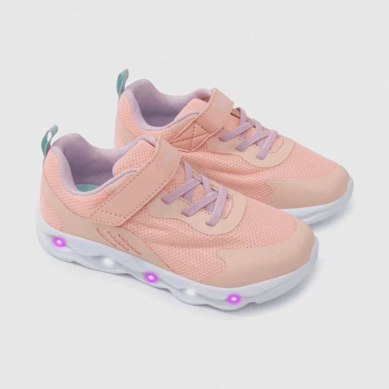 Zapatilla luces Rosada de Niña (28 a 38)