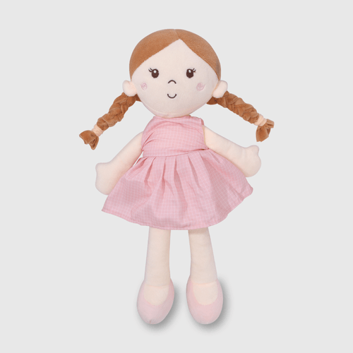 Muñeca de niña Rosada