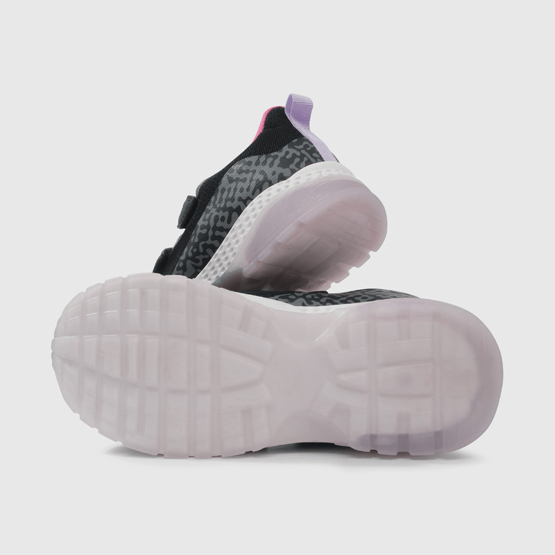 Zapatilla Luces Negra