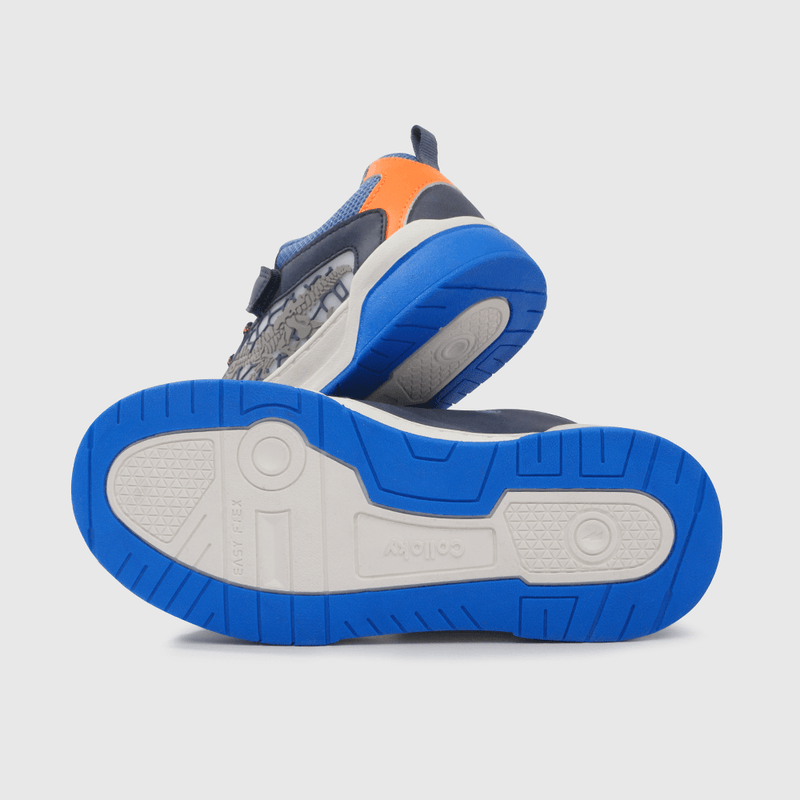 Zapatilla Luces Azul