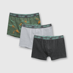 Pack de 3 Boxers Verde