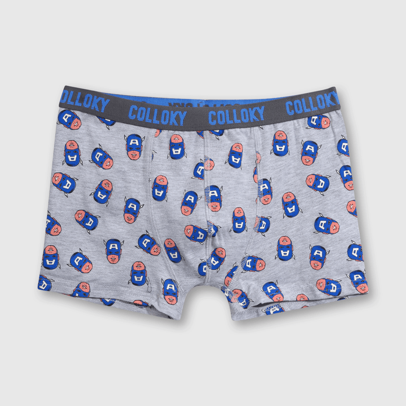Pack de 3 Boxers Capitán América Azul
