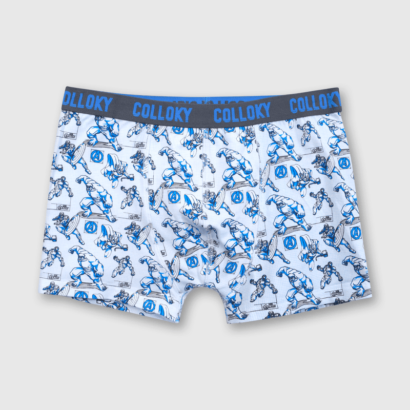 Pack de 3 Boxers Capitán América Azul