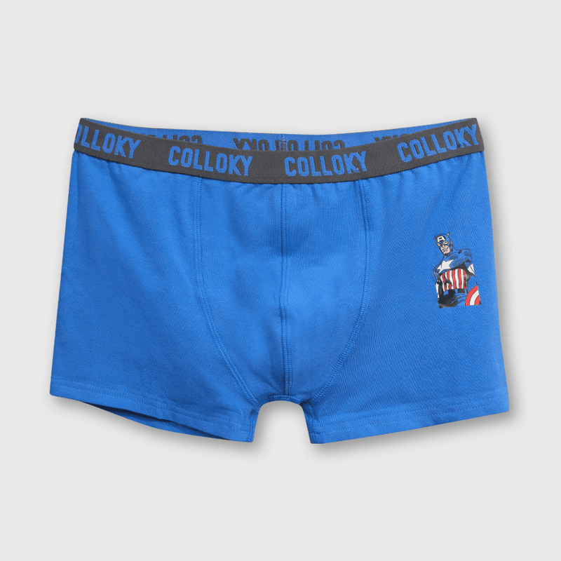 Pack de 3 Boxers Capitán América Azul