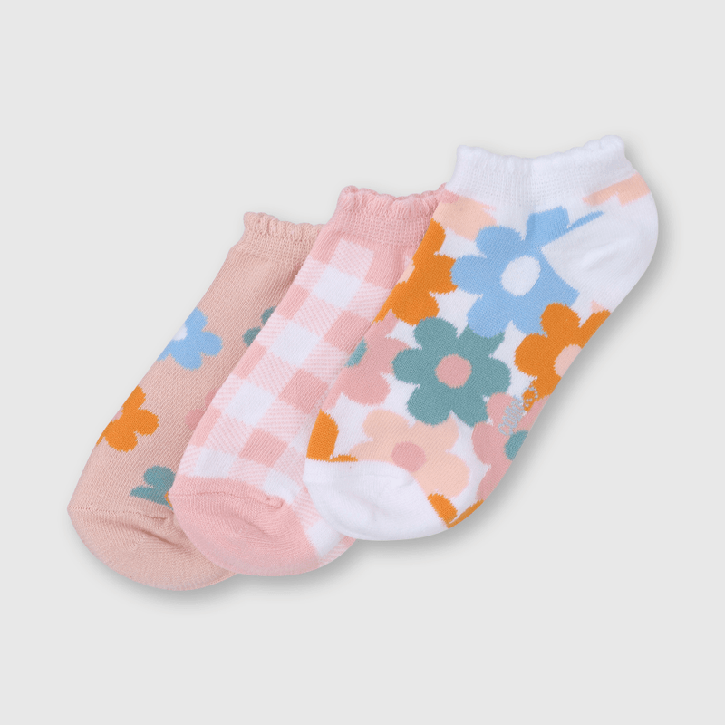 Pack de 3 Calcetines Corto Blanco